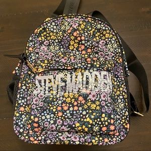 Steve Madden floral small backpack